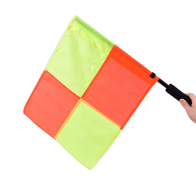 1Pc Soccer Referee Flag Professional Fair Football LinesmanSportGameEquip.l8