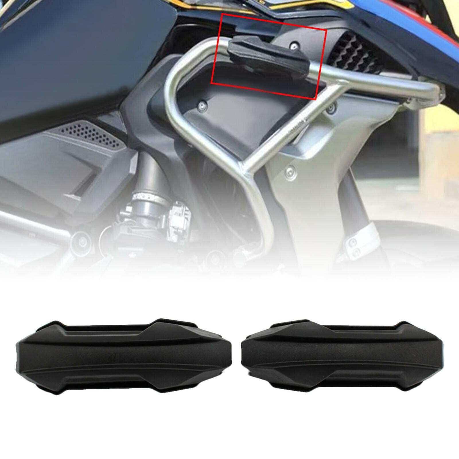 2 Packs Bumper Engine Guard for BMW R1250GS R1200GS F800GS F850GS Series