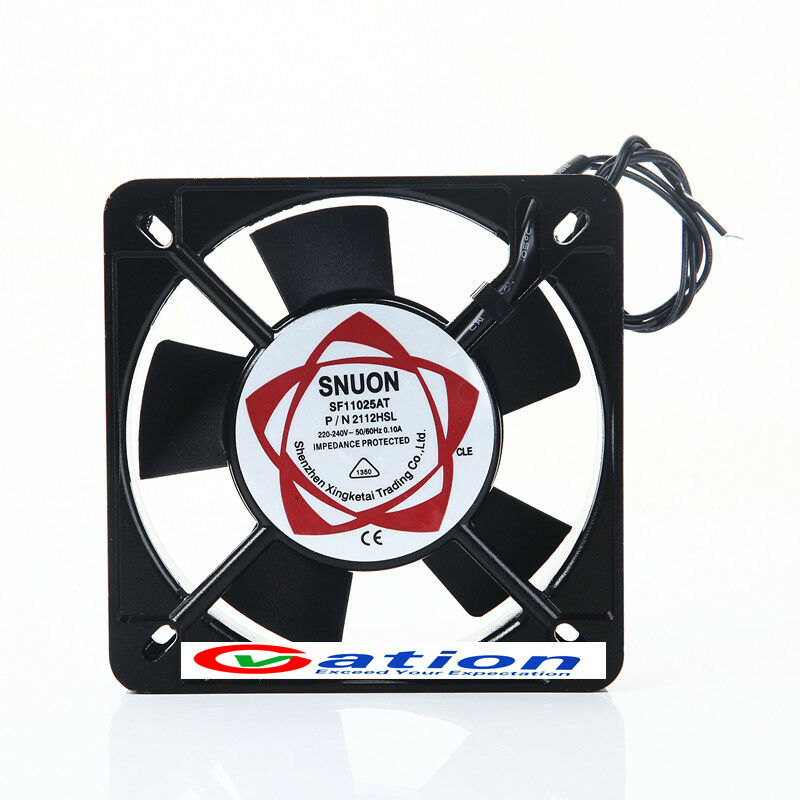 For SNUON SF11025AT P/N2112 HBL Ballbearing cooling fan220～240V110x110x25M2wire