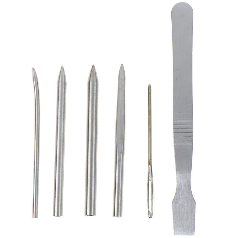 6Pack Paracord Bracelet Stainless Steel Fid Lacing Stitching Needles Tool.l8