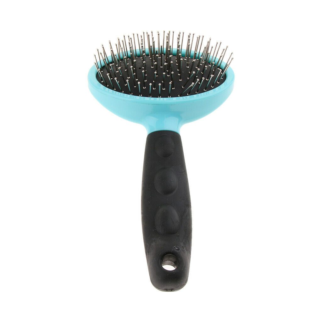 Pet Grooming Tool - Undercoat Rake Comb for Pets Dogs & Cats Thick Needle Blue