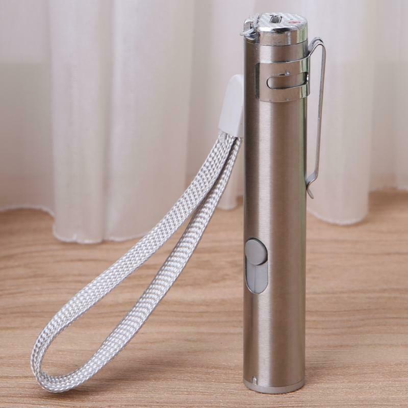 3 in 1 LED Light USB Infrared Rechargeable UV Torch Pen Flashlight Lamp