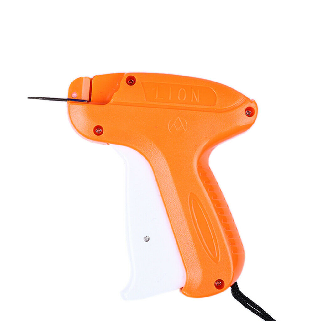 Garment Price Label Tagging Tag Gun + 5 Tagging Needles + 1000 Barbs Yellow