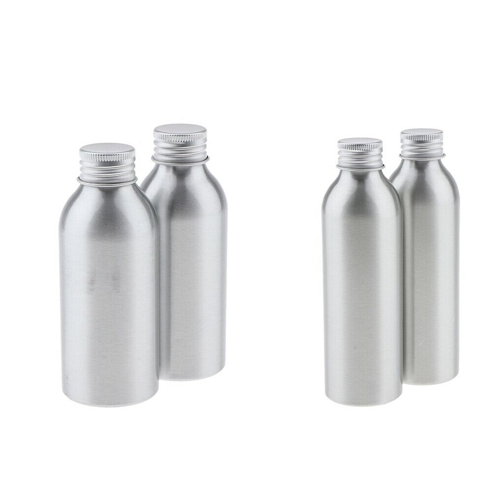 Empty Metal Bottles Makeup Container with Screw Lid for Homemade Beauty
