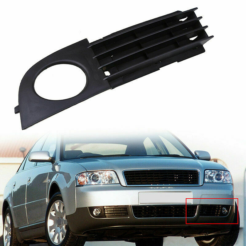 Left Driver Side Fog Light Lamp Cover Bumper Grille Fits Audi A6 C5 02-05 CA0808