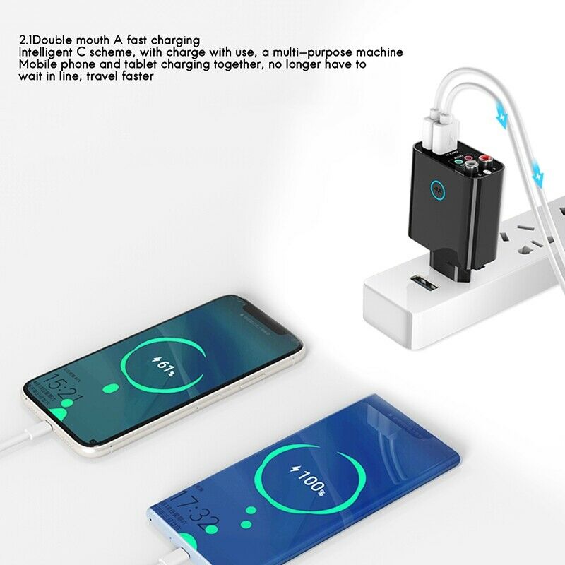 Bluetooth Receiver Transmitter 2-In-1 Bluetooth 5.0 AUX Audio Adapter for T P8K6