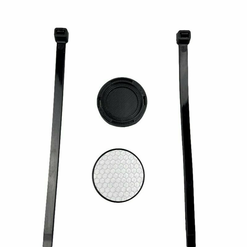 Mountain Bike Reflector Tail Light Installation AirTag Tracking Locator Bracket