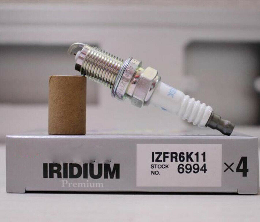 4PCS NGK Lridium Spark Plugs IZFR6K11 6994 IZFR6K-11 Spark Plug For Accord CR-V