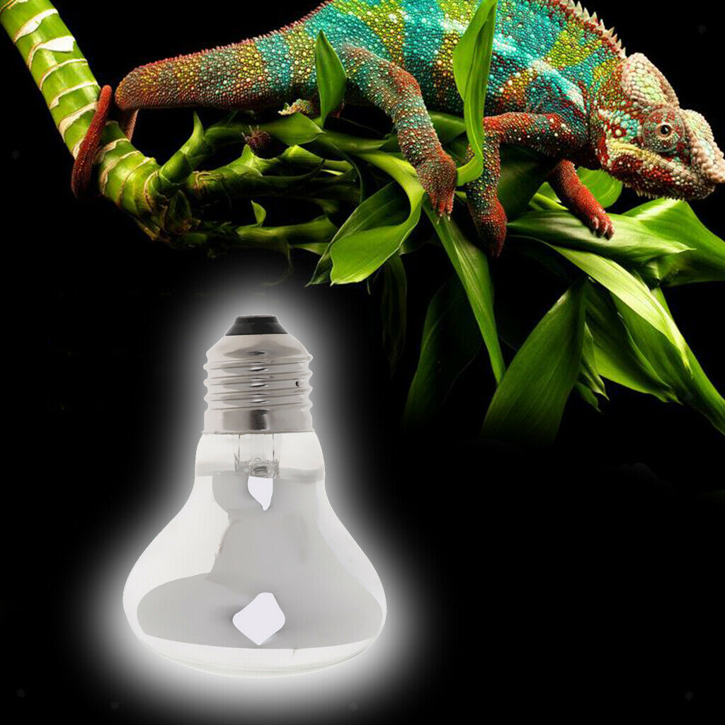 2xReptile Full  Heat Emitter UVA UVB Bulb Brooder Lamp 40W & 60W