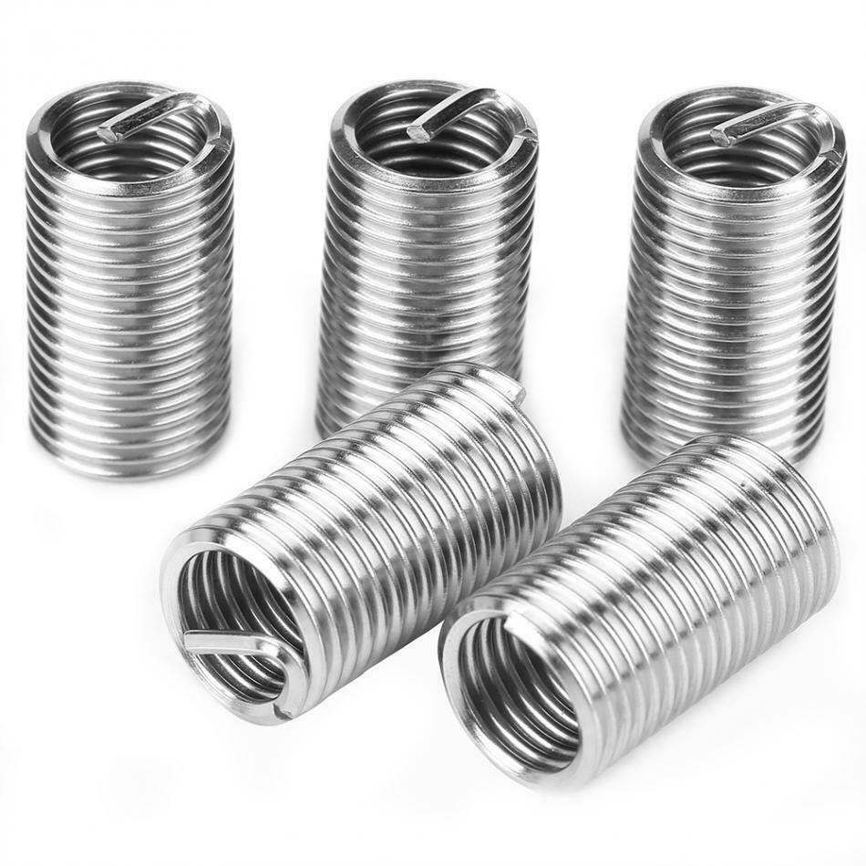 40Pcs Stainless Steel Threaded Repair Casing Threaded Sheath Wire Threaded Inser