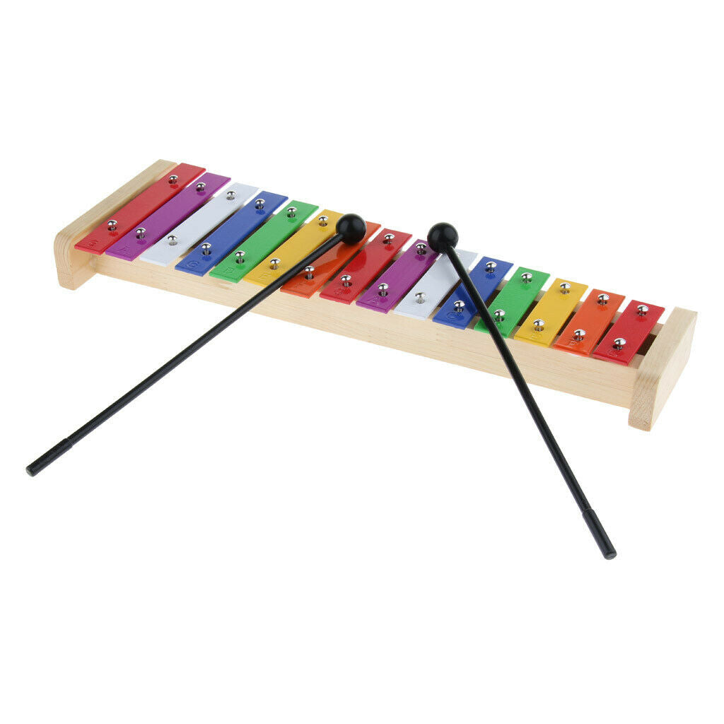 Finest Xylophone Musical Bar Glockenspiel for Kids Rhythm Toys, 15 Keys