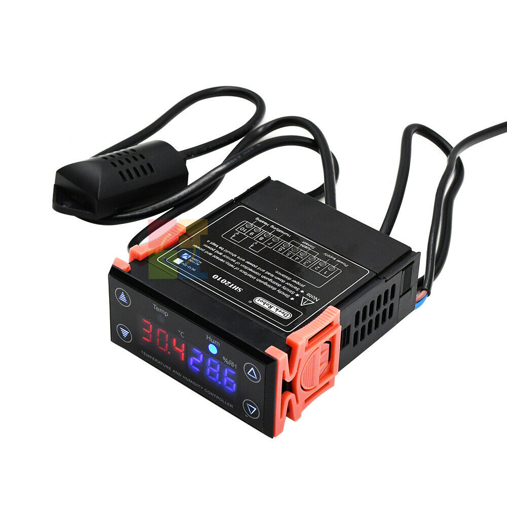 SHT2010 Temperature Humidity Hygrometer Controller Touch Button AC 110-230V