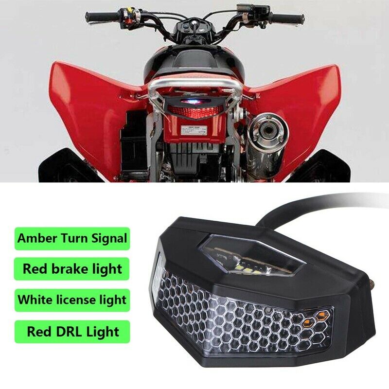 Universal 5 in 1 Motorcycle Rear Brake Light Stop Indicator Turn Signal Light A5