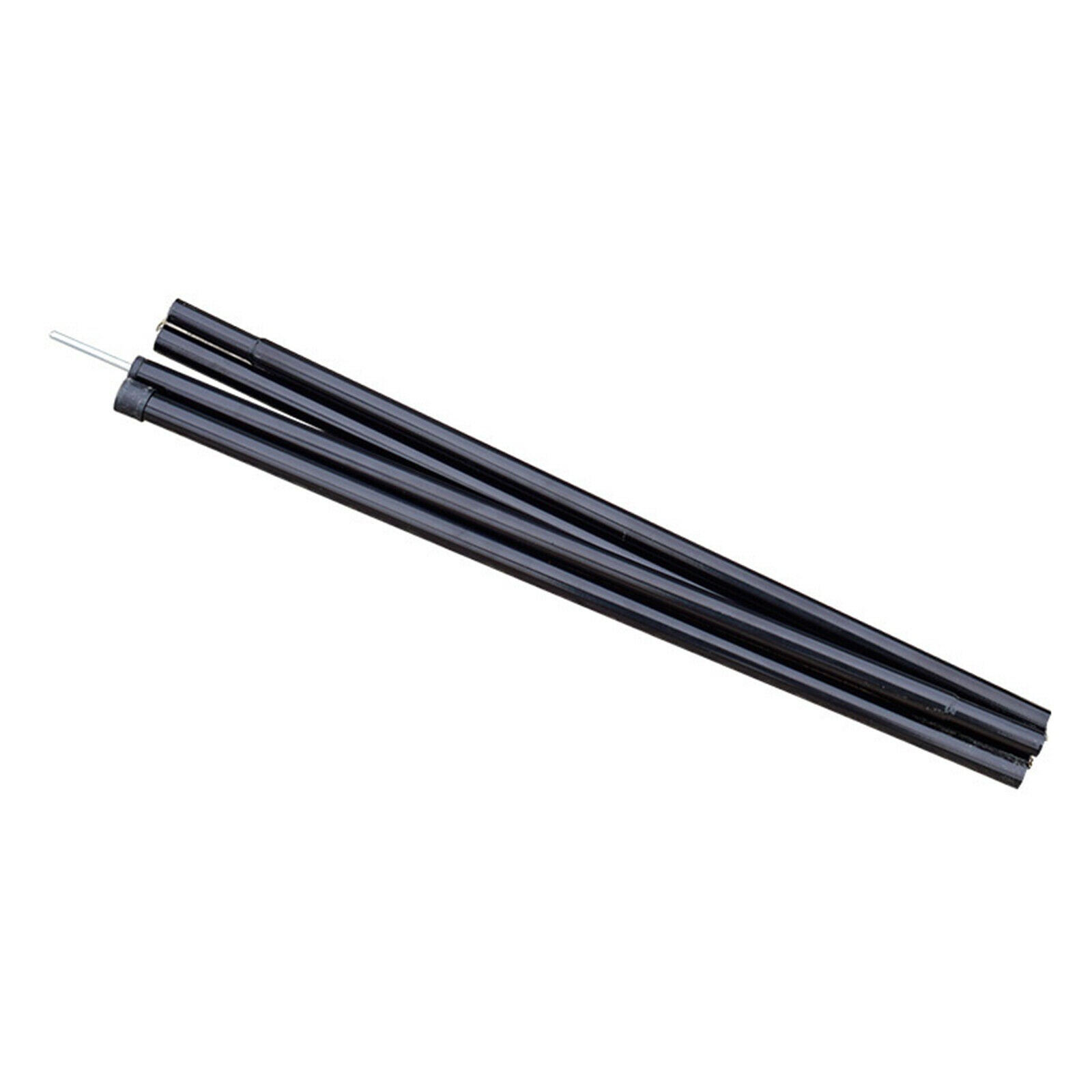2Pieces Iron Pipe Tarp Support Poles Tent Rod Portable with Storage Bag