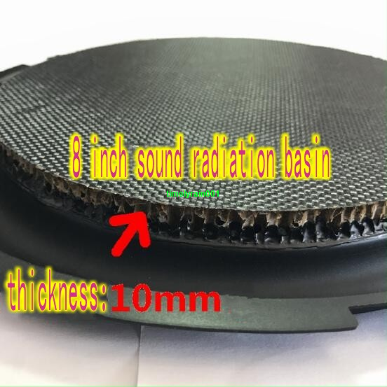 1pcs 8"inch bass radiator passive Speaker Woofer vibration basin With frame