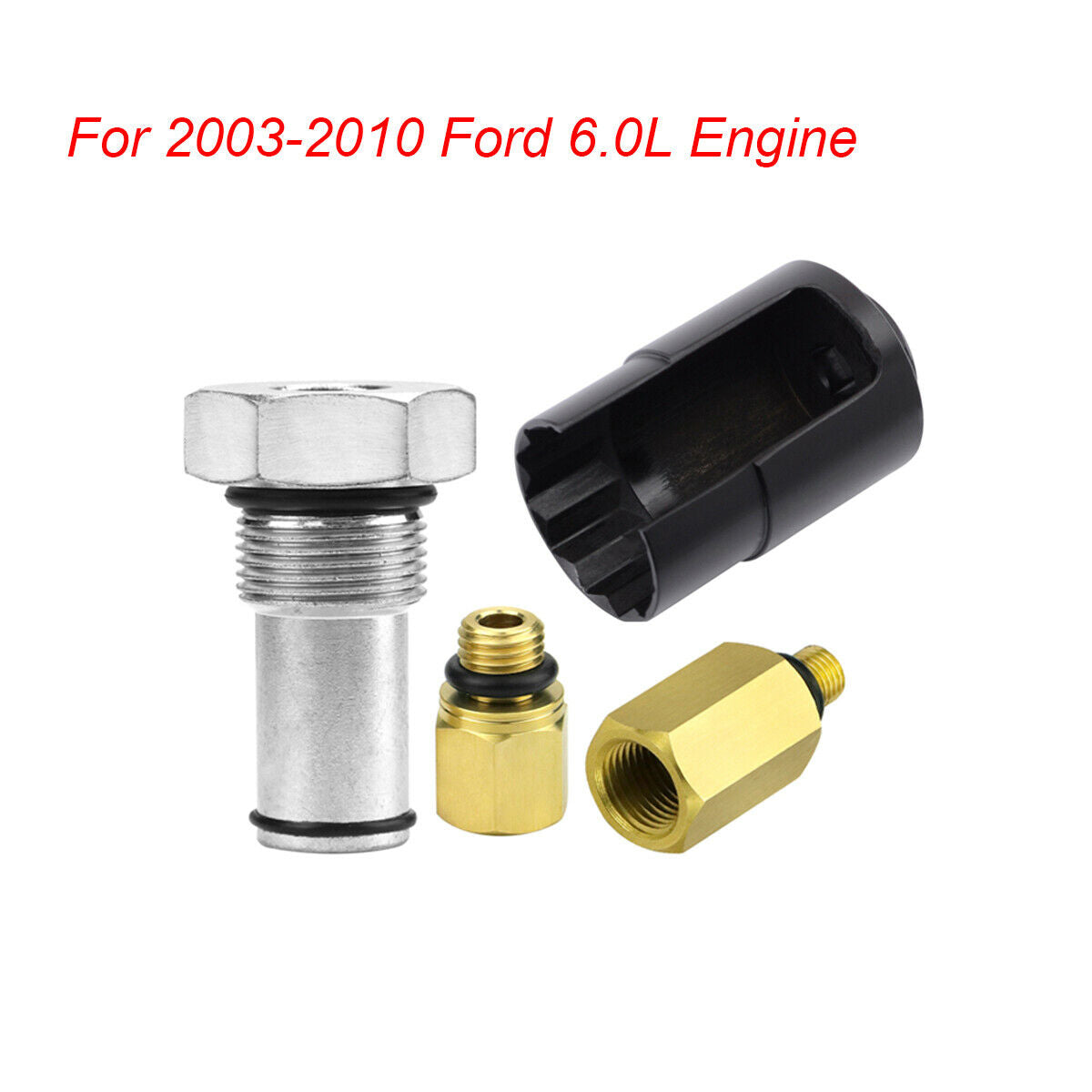4PCS For 2003-2010 Ford 6.0L Engine Car IPR Valve Injector Pressure Regulator