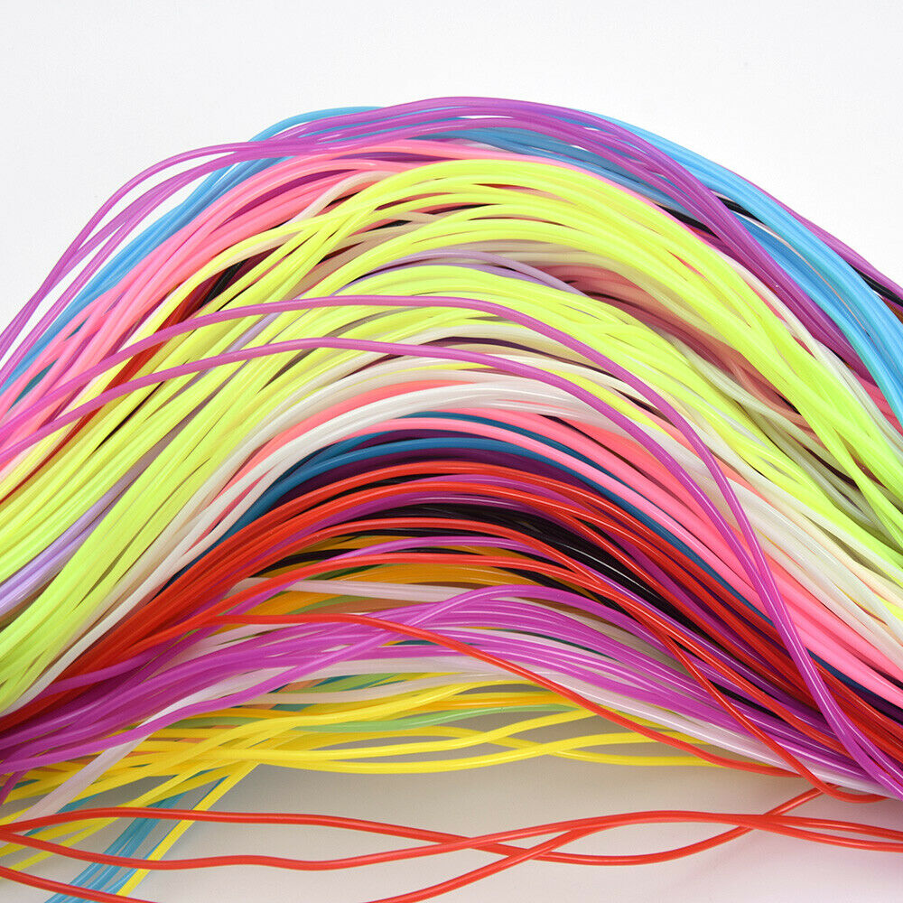 200pcs 1.8mm Plastic String Jewelry Cord Pendants Necklace Weave PVC Supplies