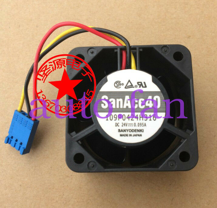 New FOR Sanyo SANYO DC24V 0.095A 40 * 40 * 28 Axial Fan 109P0424H316