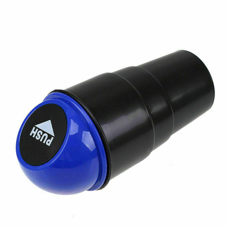 1pc Universal Blue Car Trash Rubbish Bin Can Garbage Dust Case Storage Holder