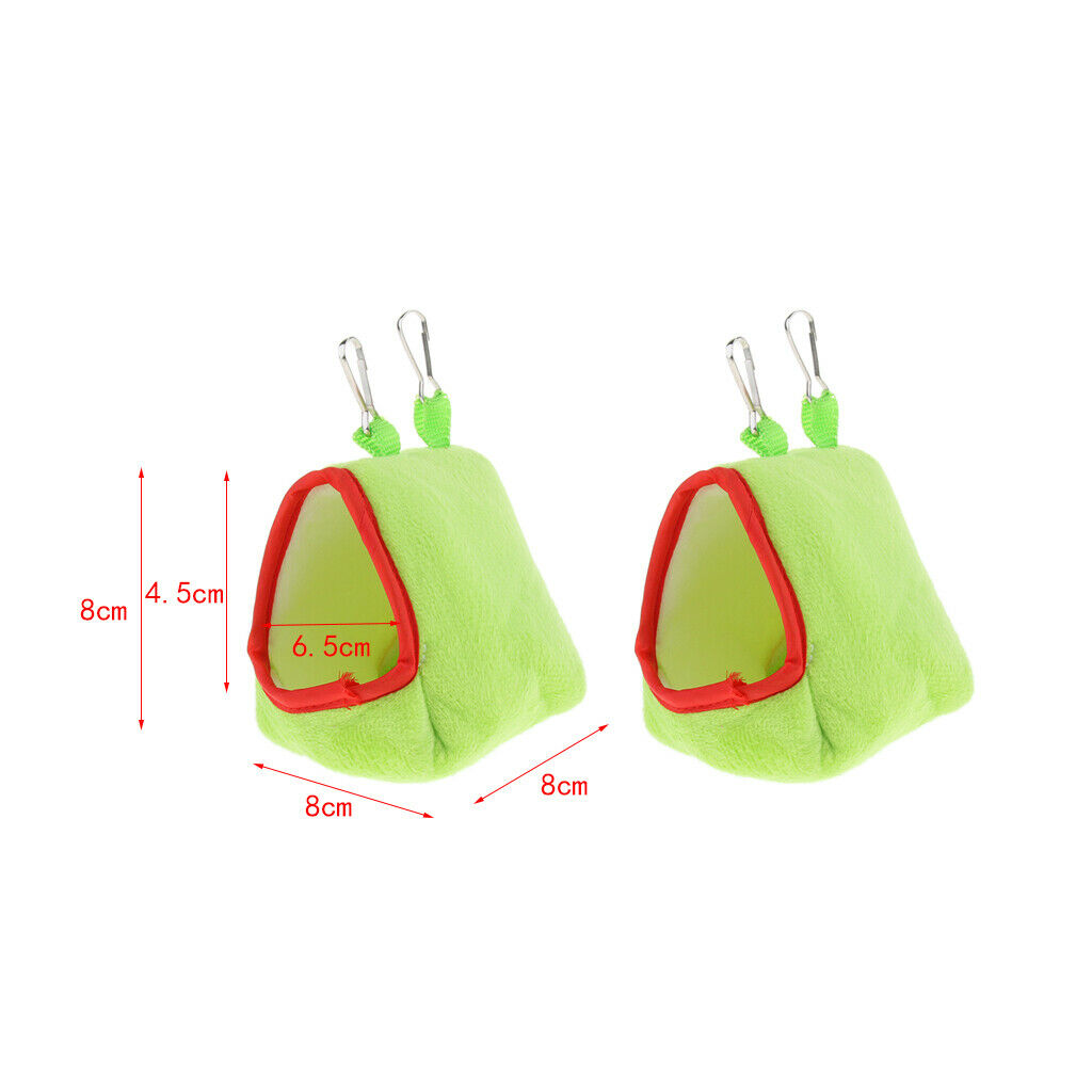 2PCS Pet Hamster, Gerbil, Guinea Pig, etc Cage Swing Comfy Nest Hammock