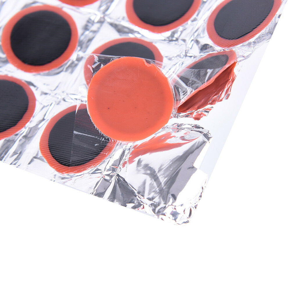 48Pcs 30mm Round Bicycle Tyre Puncture Patch Tyre Inner Tube Prick Repair.l8