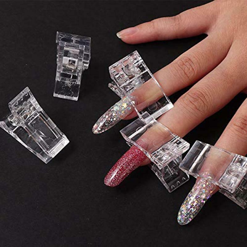 Quick Building Nail Tips Curve Shaping Fixing Clip for Gel Nail Extension