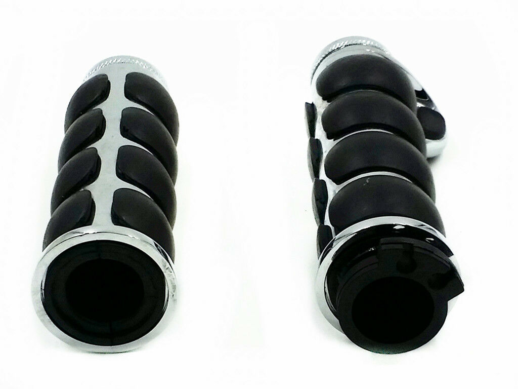 Chrome 1" Hand Grip For Kawasaki Vulcan VN 1500 800 1600 Classic Cruiser Chopper