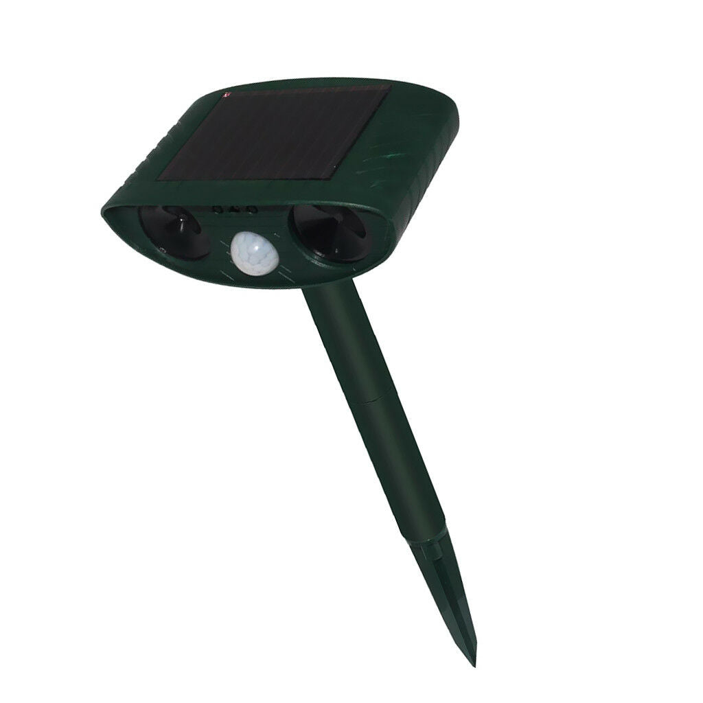 Ultrasonic Solar Cat Dog Repeller Chaser Garden Protector Animal Pets Scarer
