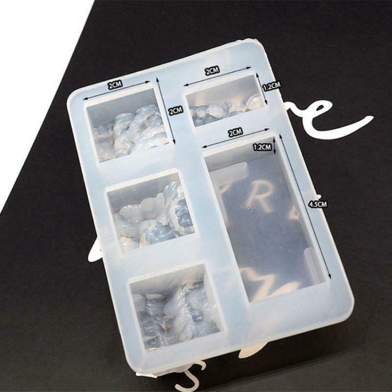 DIY Hand-made Crystal Epoxy Glue Mold Broken Snow Mountain Silica Gel Mold U