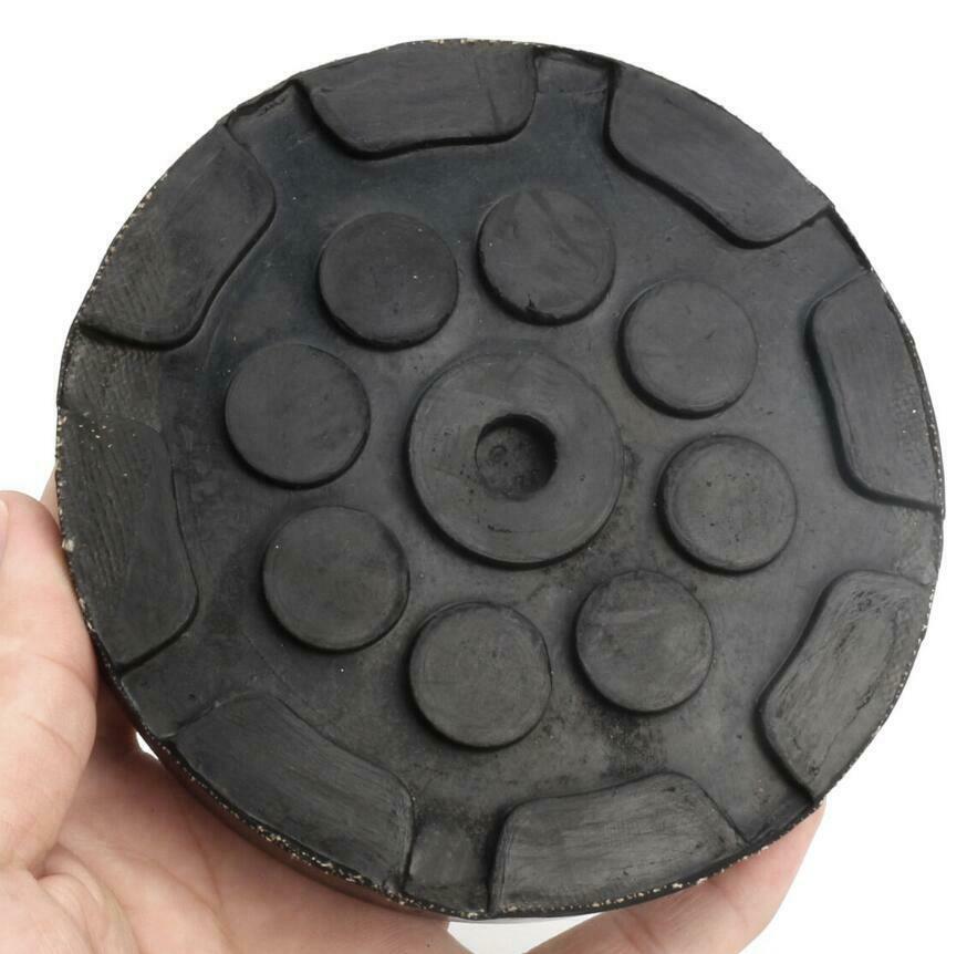 4Pcs Black Heavy Duty Round Rubber Arm Pads for Car Lift Accessories Dia: 120mm