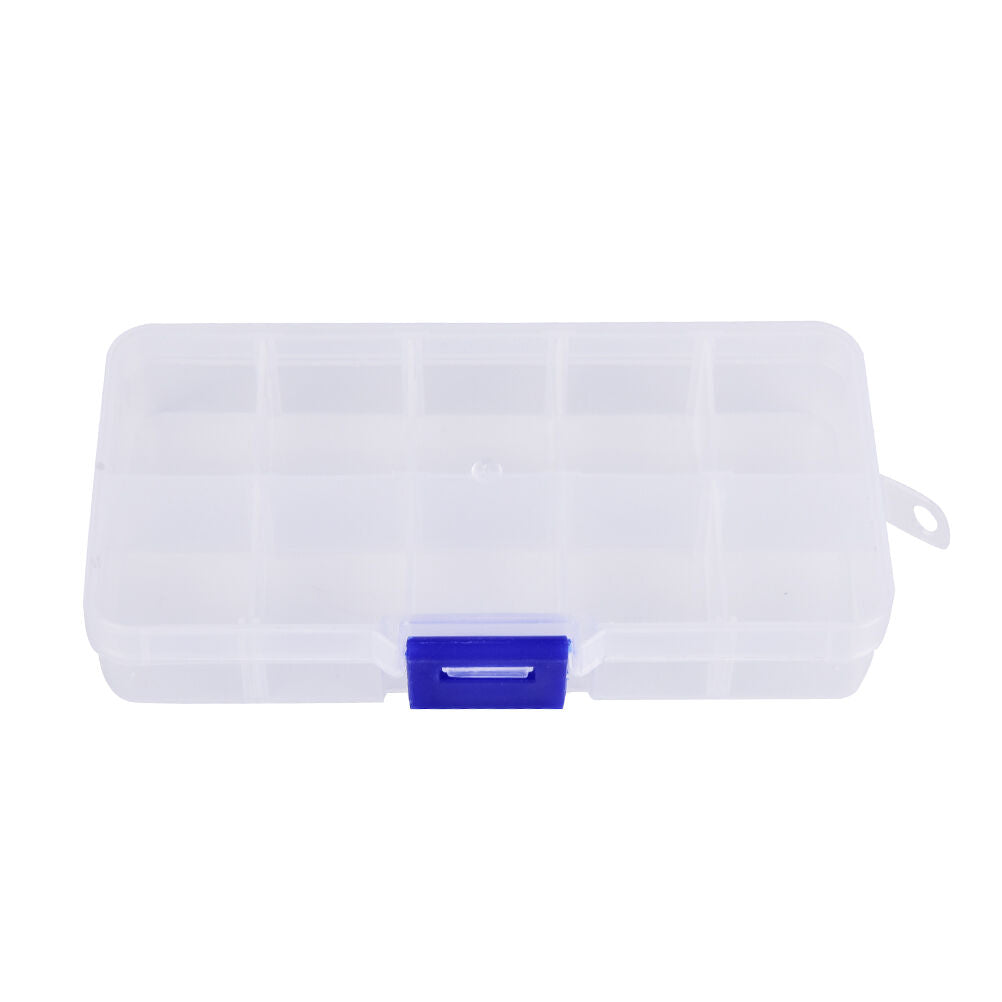 10 compartment transparent visible plastic fishing lure box fishing tackle.l8