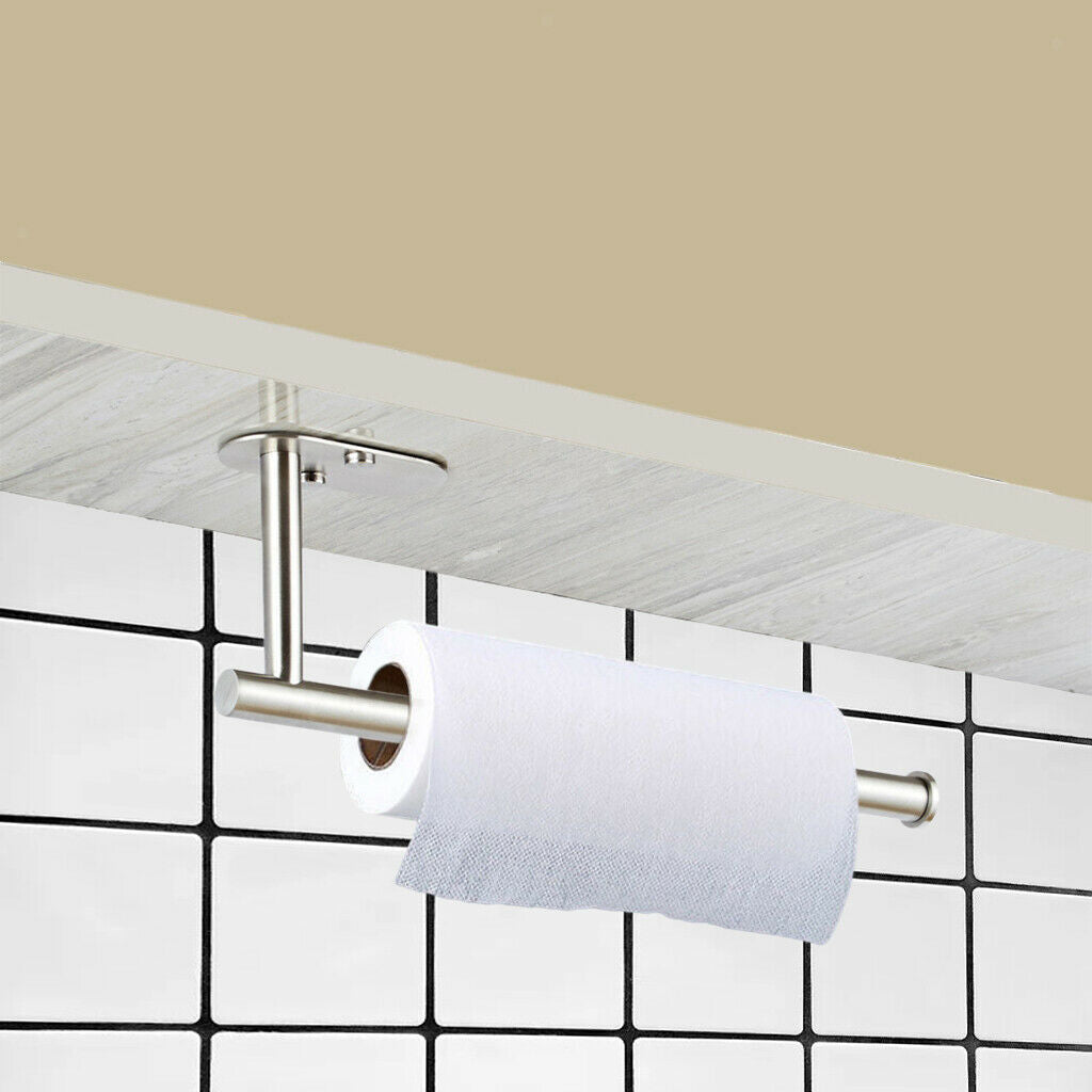 Paper Towel Holder Stainless Steel Paper Rack Kitchen Storage Organiser