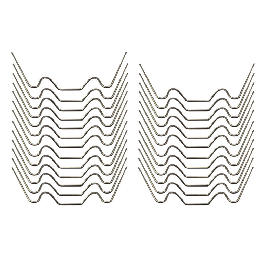 100-Pieces W Type Wire Glazing Glass Clips Stainless for Greenhouse Supplies