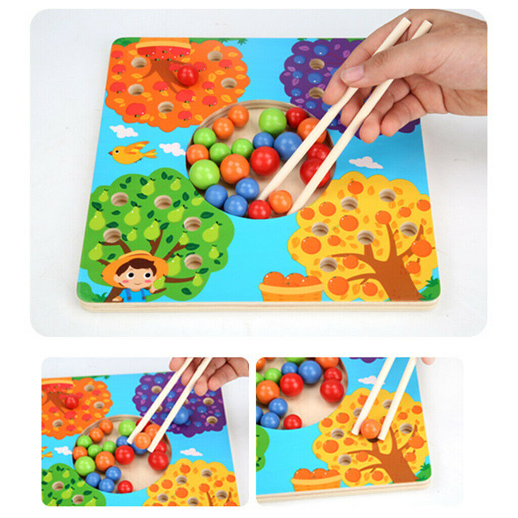 Clamp Beads Game Matching Game Training Chopsticks Training Learning Toys