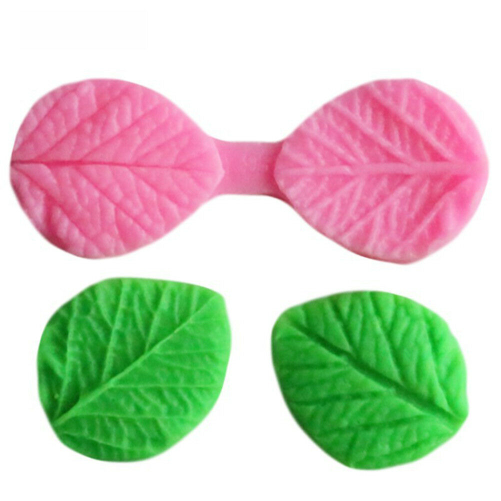 Flower leaves Petal Silicone Fondant Cake Chocolate Decor Baking Mold Too.l8