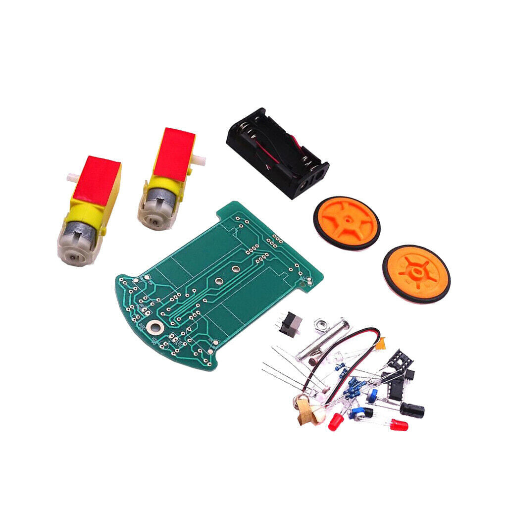 Smart Car Line Tracking Robot DIY Kit for Kids Education School Competition
