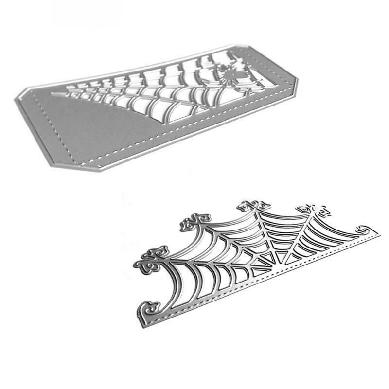 Halloween Spider Web Metal Cutting Dies Stencil Scrapbooking DIY Embossing Mold