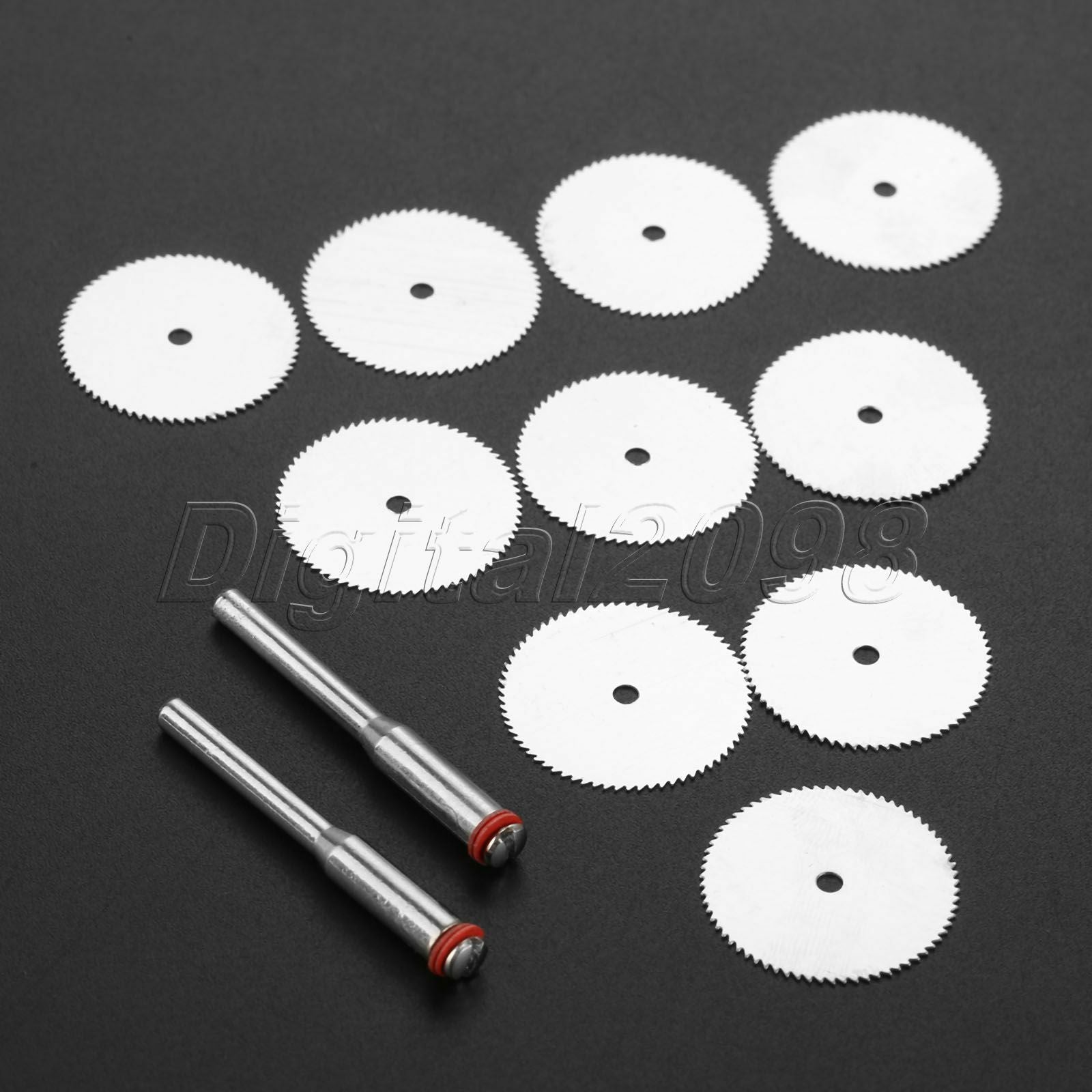Coupeur Rotatif Mini HSS Scie Circulaire Disque Lames Mandrin Loisirs Foret 10Pc