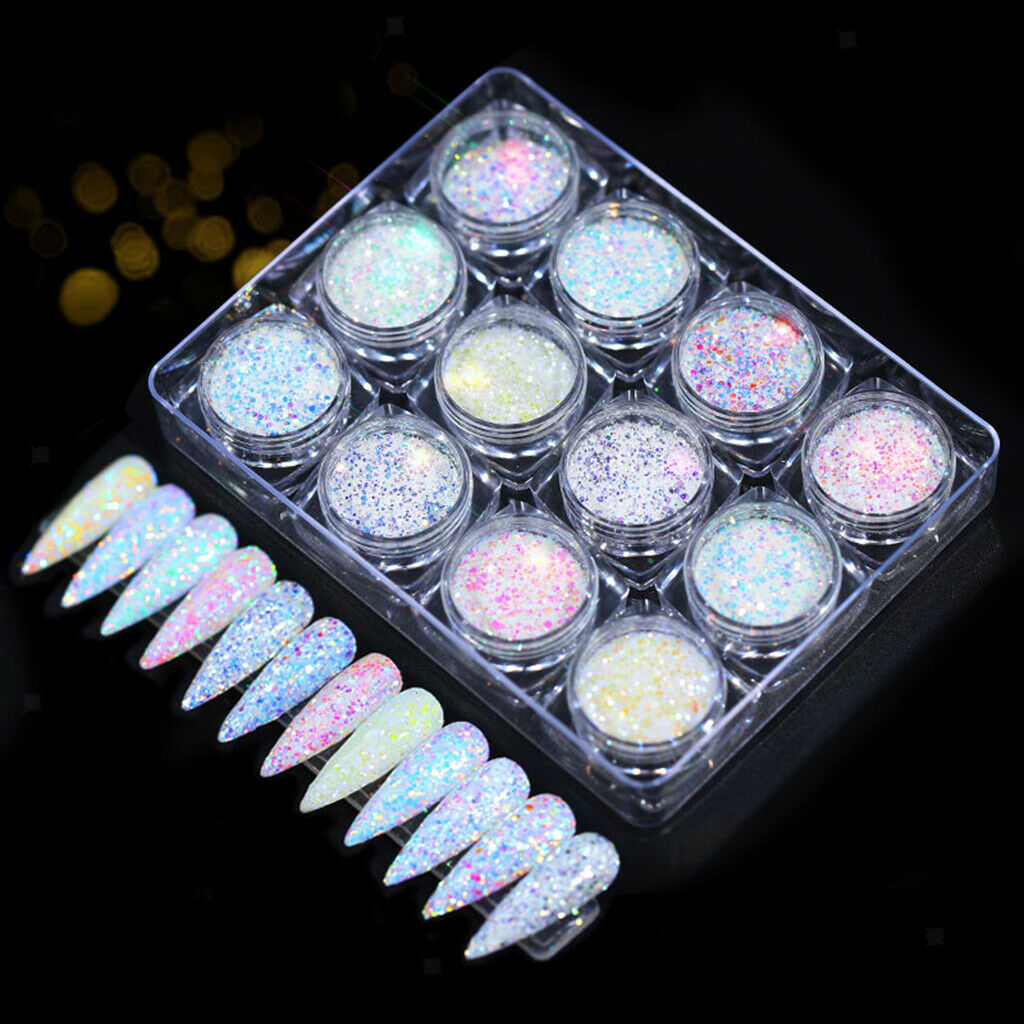 Set of 24 24Colors Dust Powder Colorful Decoration Crafts for Personal Use