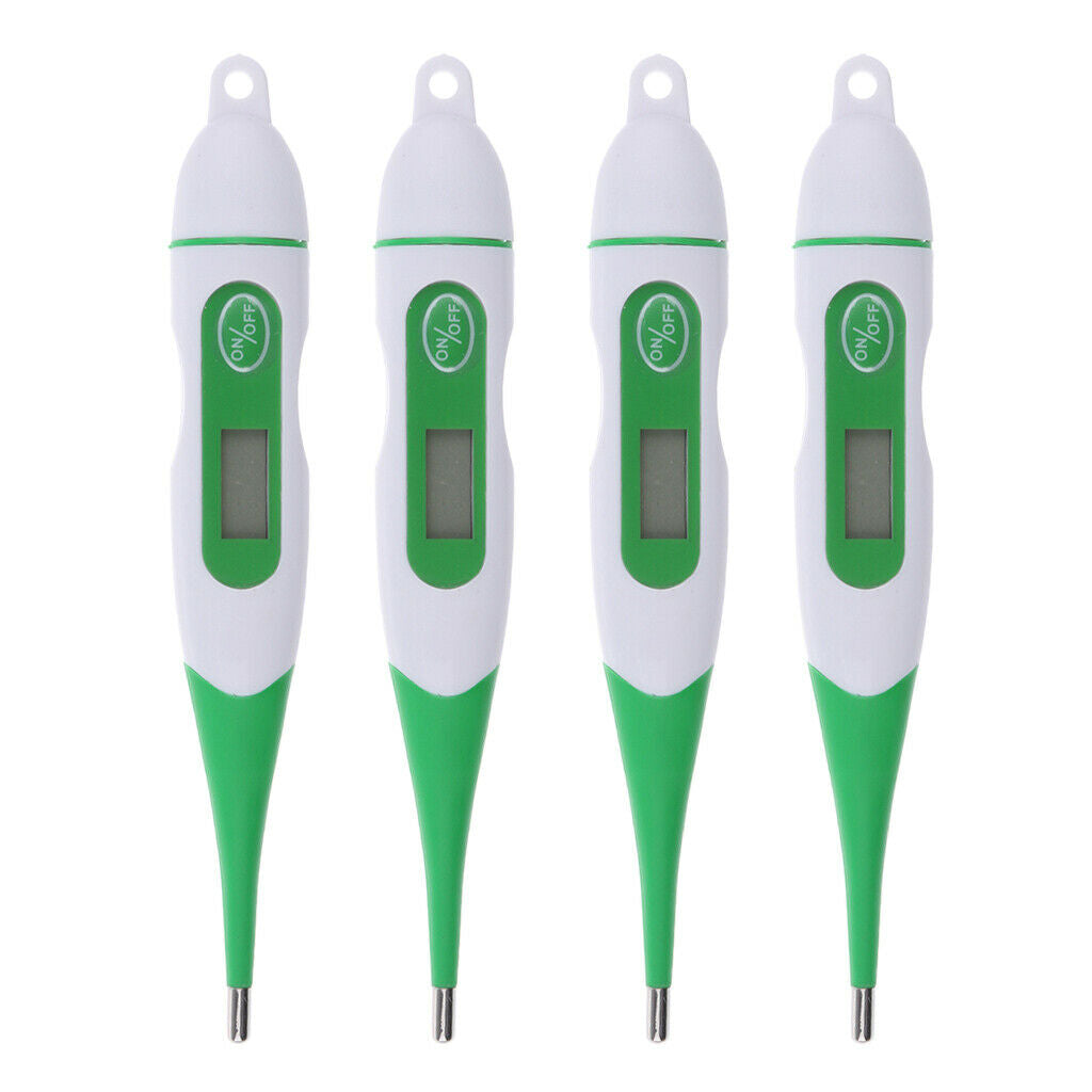 Set of 4 32-43 Degree Digital Vets Veterinary Thermometer for Livestock