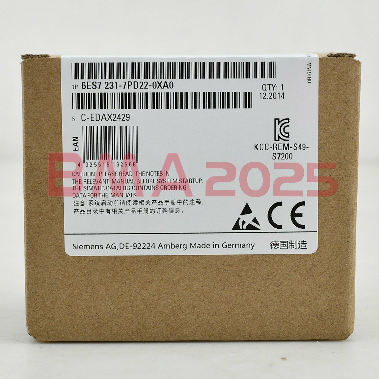 1PC Brand New 6ES7 231-7PD22-0XA0 one year warranty free Ship SM9T
