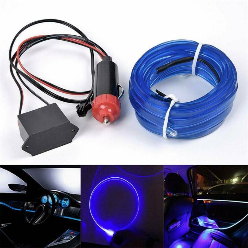 16.4 FT Auto Car Interior Atmosphere Wire Strip Light LED Decor Lamp Accessories