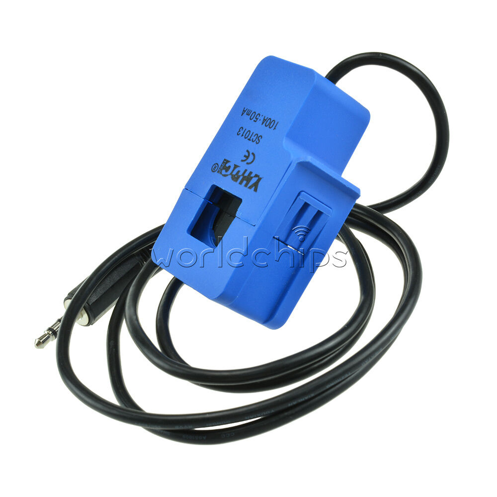 Non-invasive AC Sensor Split 0-100A Core Current Transformer SCT-013-000