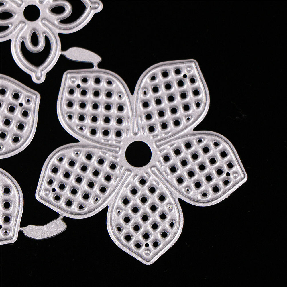 Flowers Pattern Metal Cutting Dies Stencil Scrapbook Paper Cards DIY Craf.l8