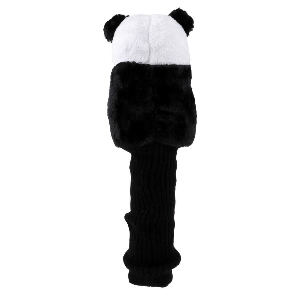 2 Pieces Novelty Animal Panda & Dog Golf Club Headcover for 460 cc/No.1 Wood