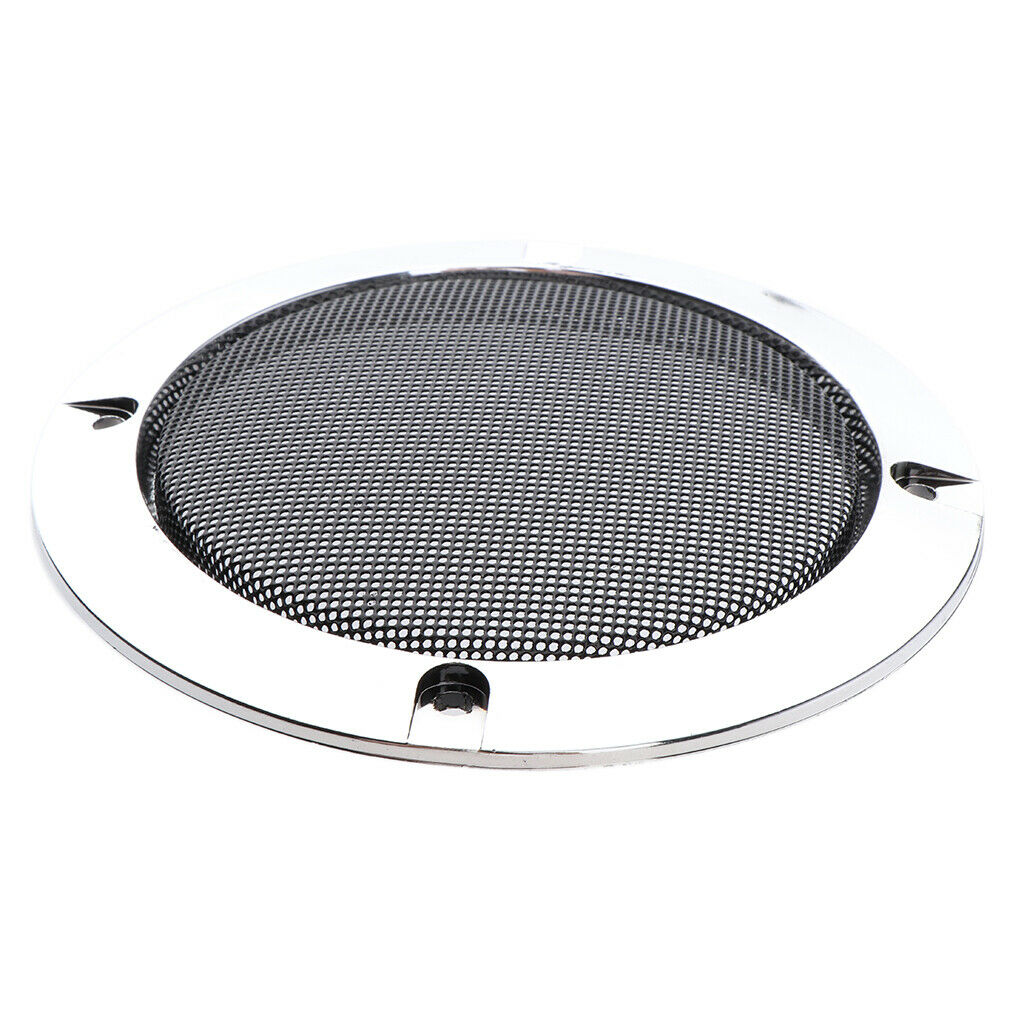 2X Universal Car Home 4 inch Metal Subwoofer Speaker Grille Cover Case