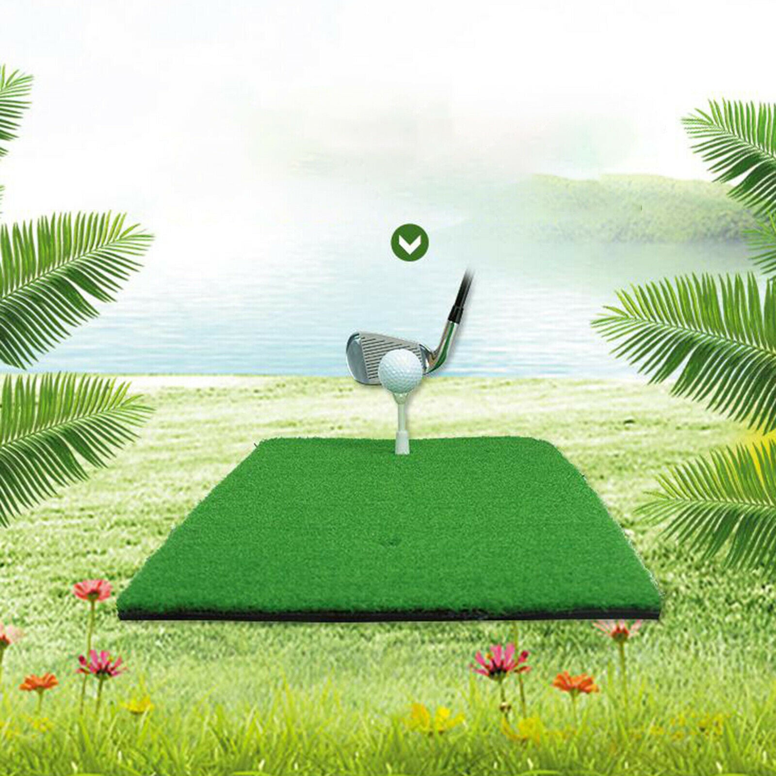 Golf Mat Residential Practice Grass for Driving Range Practice Backyard Use