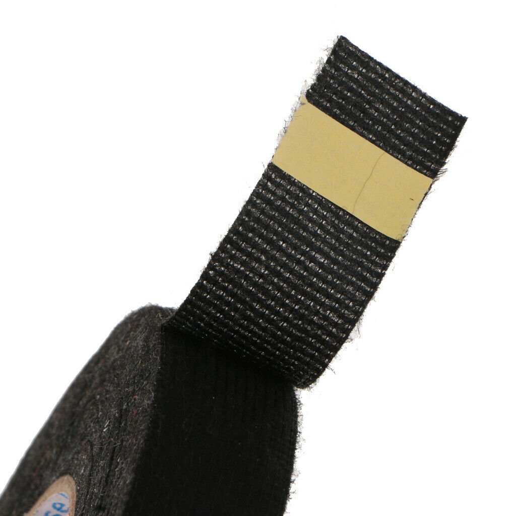 19mm x 15m Black Adhesive Wiring Loom Cloth Tape