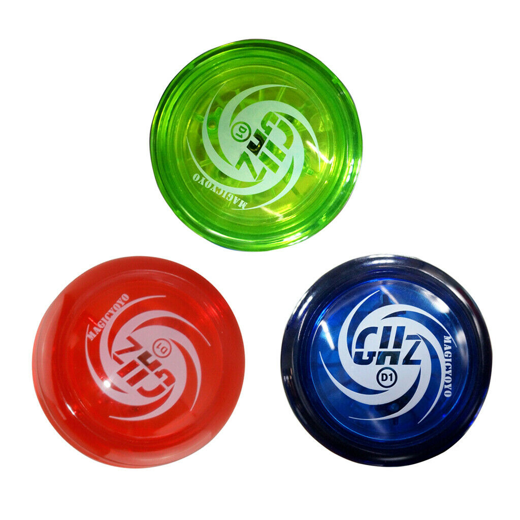 3pcs  Looping 2A Yo-yo D1 GHZ Plastic Yo-yo w/ Durable Yoyo String