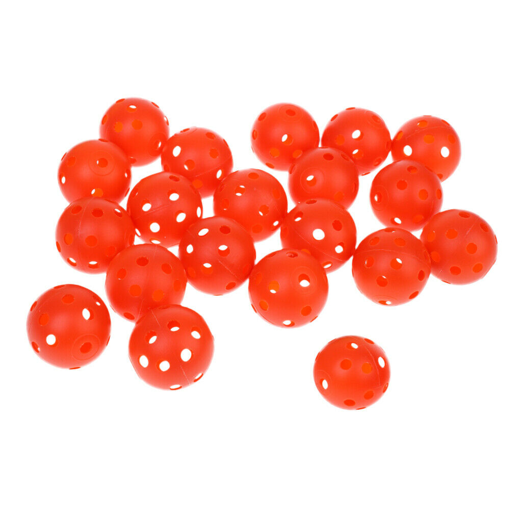 Hollow Training Golf Balls Practice Tennis Ball Golf Accessory Orange